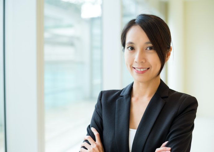 Businesswoman in office